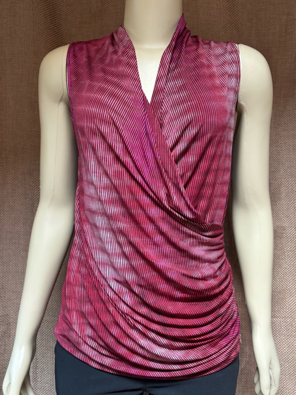 Worthington Pink Sleeveless Tank with Side Zip